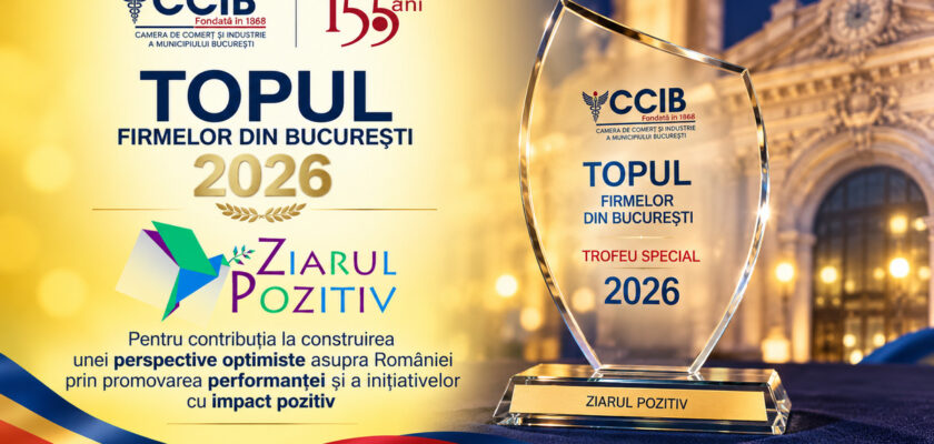 Ziarul Pozitiv Trofeu Special CCIB 2026 Trofeu CCIB Topul Firmelor 2026